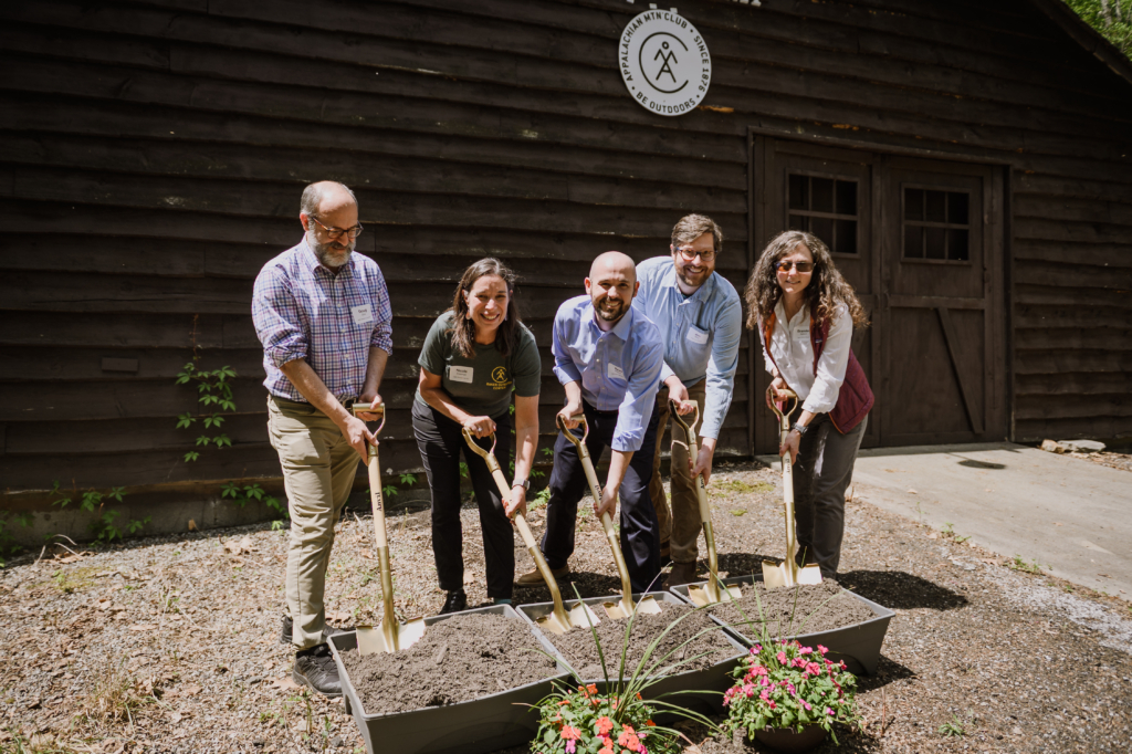 Groundbreaking at Baker Outdoor Center Northeast consulting engineering
