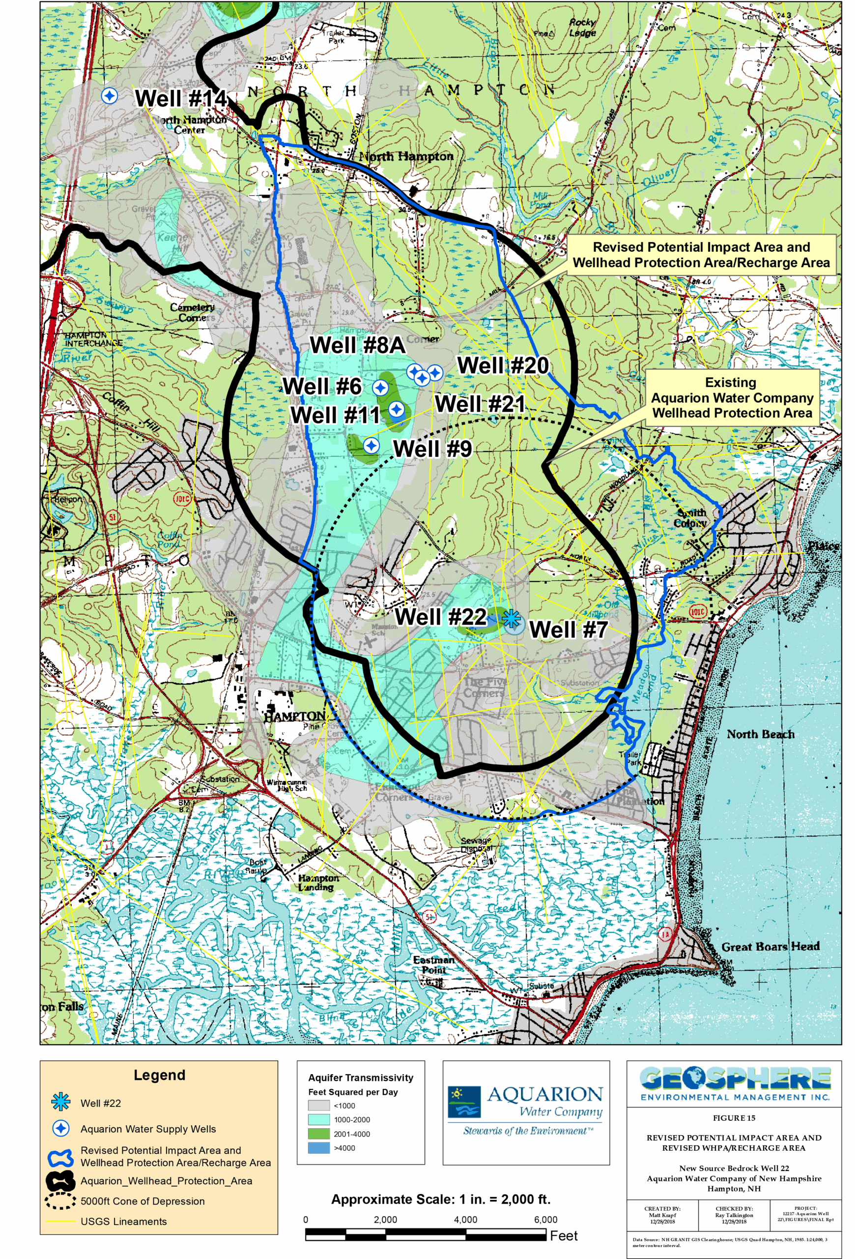 Well Development Plan Aquarion Groundwater Well Development - Tighe & Bond